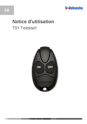 Webasto Telestart T91 Notice D'utilisation