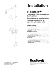 Bradley S19-310SBFW Manuel D'installation