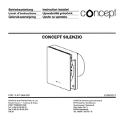 Concept SILENZIO Livret D'instructions