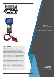 Motoplat CV VC-15W Manuel D'instructions