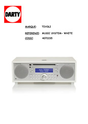 Tivoli Audio MUSIC SYSTEM Mode D'emploi