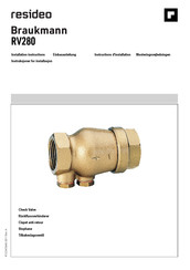 resideo Braukmann RV281-11/2A Instructions D'installation