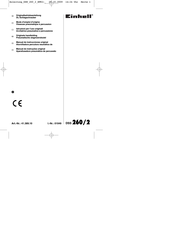 EINHELL 41.389.10 Mode D'emploi D'origine