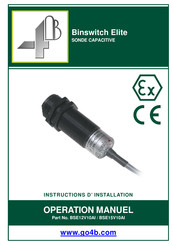 4B BinswitchElite BSE15V10AI Instructions D'installation