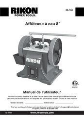 Rikon 82-100 Manuel De L'utilisateur