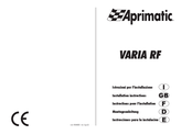 Aprimatic VARIA RF Instructions Pour L'installation