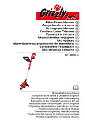 Grizzly Tools CT 2000 Li Traduction De La Notice D'utilisation Originale