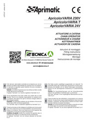 Aprimatic ApricolorVARIA 24V Instructions De Montage