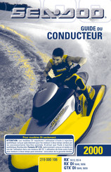Sea-doo RX 5514 2000 Guide Du Conducteur