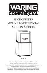 Waring Commercial WSG30 Manuel D'instructions
