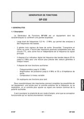 Promax GF-232 Mode D'emploi