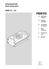Festo DRRD-1263 Série Notice D'utilisation