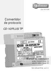 golmar CD-V2PLUS/TP Manuel D'installation