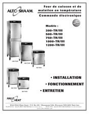 Alto-Shaam 750-TH/III Installation/Fonctionnement/Entretien