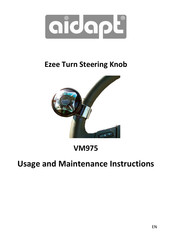 aidapt VM975 Instructions D'utilisation Et D'entretien