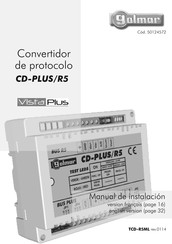 golmar Vista Plus CD-PLUS/R5 Manuel D'installation