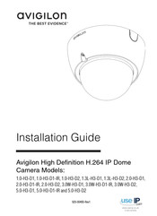 Avigilon 3.0W-H3-D1-IR Guide D'installation