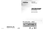 Clarion DXZ835MP Mode D'emploi