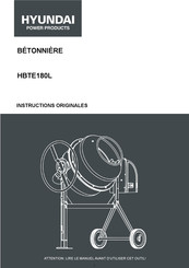 Hyundai power products HBTE180L Instructions Originales