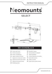 Neomounts NM-D335DBLACK Mode D'emploi