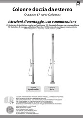 Bossini AquaBambù L00866 Instructions De Montage, D'utilisation Et D'entretien