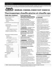 AquaPRO VIGOH80 Mode D'emploi