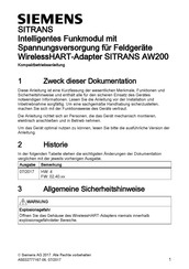 Siemens SITRANS AW200 Notice De Service