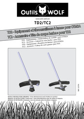 Outils Wolf TD2 Notice D'instructions Originale
