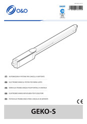 O&O GEKO-S Manuel D'installation