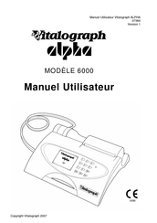 Vitalograph ALPHA 6000 Manuel Utilisateur