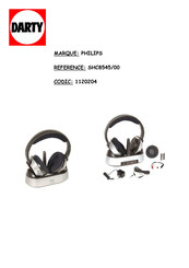Philips SHC8545 Mode D'emploi