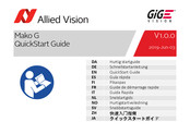 Allied Vision GiGe VISION Mako G Guide De Démarrage Rapide