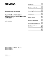 Siemens 7MB2118 Notice De Service