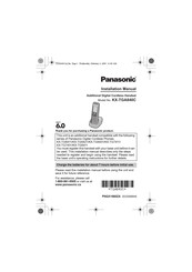 Panasonic KX-TGA840C Manuel D'instructions