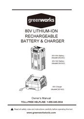 GreenWorks 2902502 Guide D'utilisation