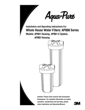 3M Aqua-Pure AP800 Série Instructions D'installation