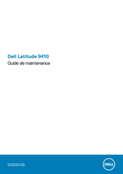 Dell P110G Guide De Maintenance
