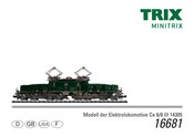 Trix Minitrix 16681 Mode D'emploi