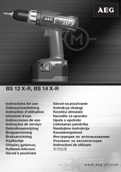 AEG BS 12 X-R Instructions D'utilisation