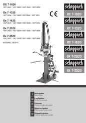 Scheppach 1607 0945 Notice Originale
