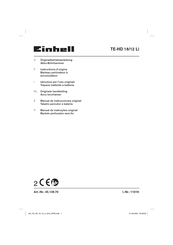 EINHELL TE-HD 18/12 Li Instructions D'origine