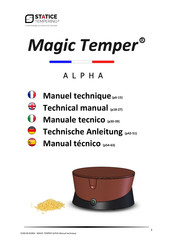 Statice Tempering Magic Temper ALPHA Manuel Technique