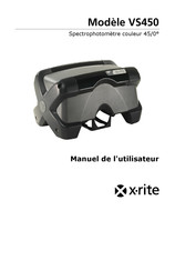 X-Rite VS450 Manuel De L'utilisateur