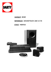 Bose SoundTouch SA-4 Notice D'utilisation