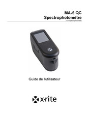 X-Rite MA-5 QC Guide De L'utilisateur