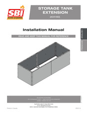 SBI AC01462 Manuel D'installation