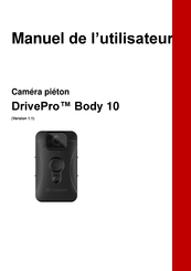 Transcend DrivePro Body 10 Manuel De L'utilisateur