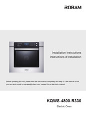 Robam KQWS-4800-R330 Instructions D'installation