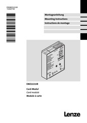 Lenze EMZ2221IB Instructions De Montage