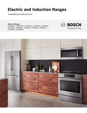 Bosch HII8056C Série Instructions D'installation